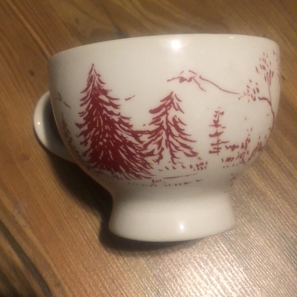 Anthro Cappuccino Mug Holiday Toile - Picture 6 of 9